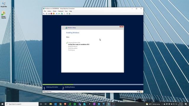 Installation of Windows Server 2016 on a Hyper V Virtual Machine смотреть онлайн