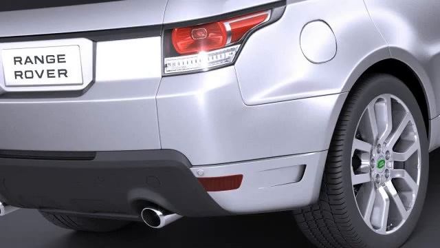 3D Model Range Rover Sport 2016 at 3DExport.com смотреть онлайн
