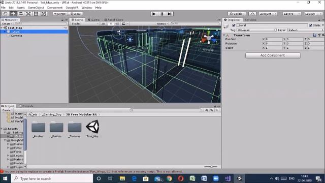 Virtual Reality scene creation and navigation using GVR sdk, cardboard and Unity смотреть онлайн