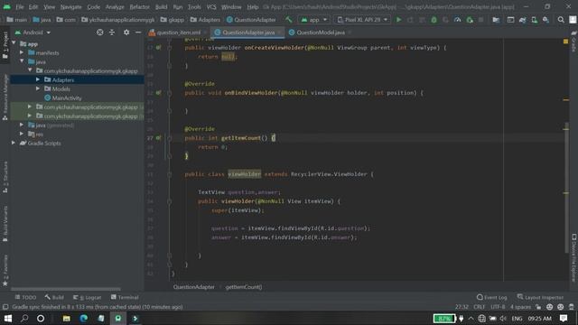 Adapter Class || in RecyclerView Part 03 || in Hindi смотреть онлайн
