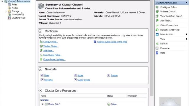 20740 Demo25 Creating A General File-Server Failover Cluster смотреть онлайн