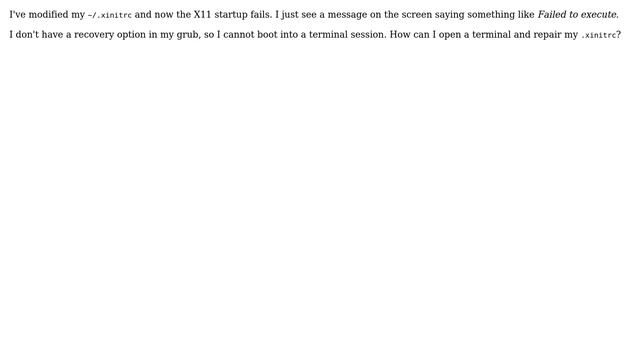 Unix & Linux: Failed to execute, How to enter terminal before login смотреть онлайн
