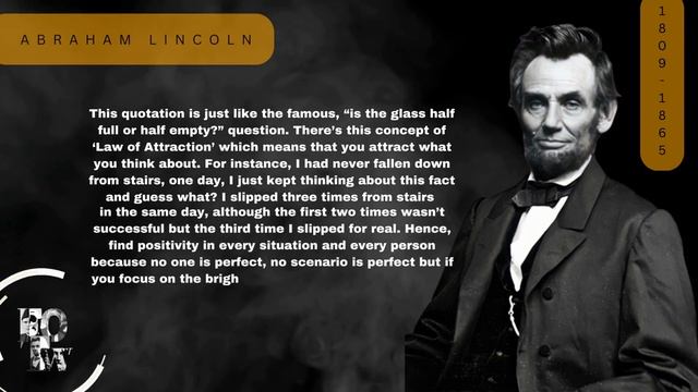 Quotes by Abraham Lincoln | Meaning and Examples | Educational and Motivational Quotations смотреть онлайн