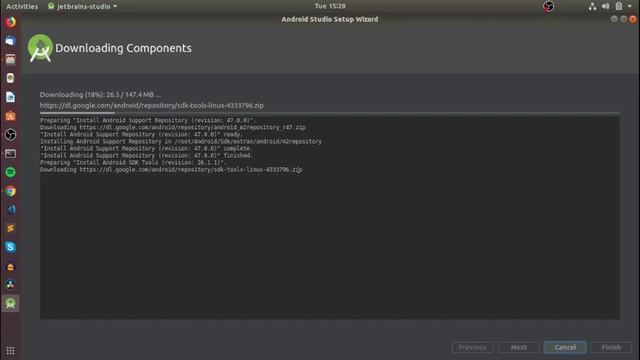 How to install Android Studio in Ubuntu Linux смотреть онлайн