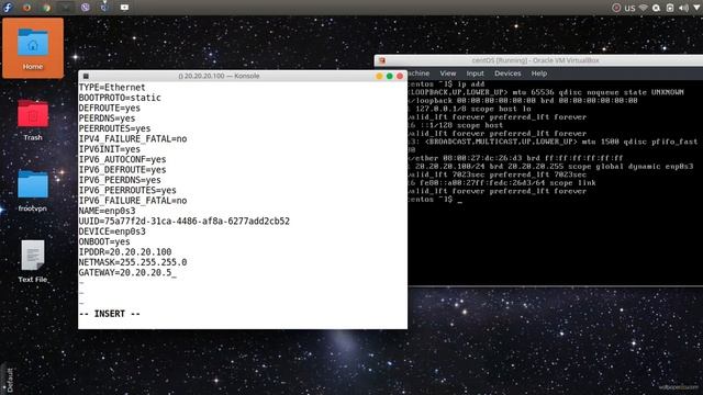 11 CentOS 7 Static IPaddress смотреть онлайн