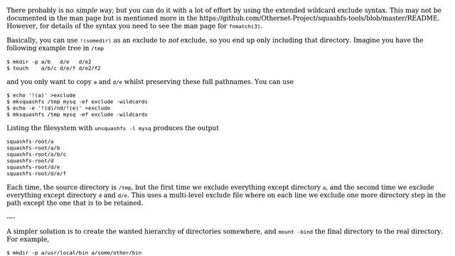 Unix & Linux: mksquashfs: how to include full absolute directory paths inside the squashfs image? смотреть онлайн