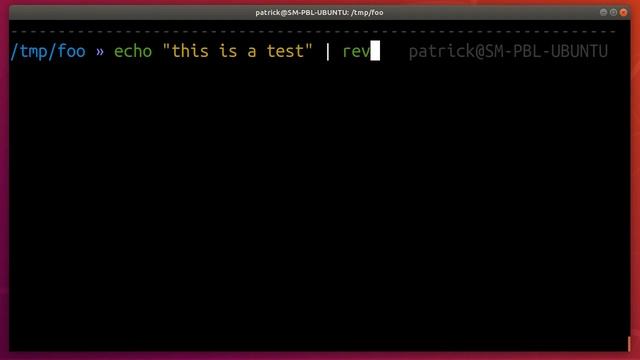 How to print a reverted string in the Ubuntu Linux terminal смотреть онлайн