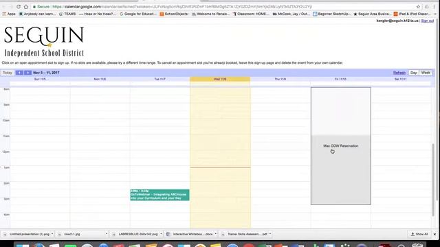 Mac Cart Reservation Google Calendar смотреть онлайн