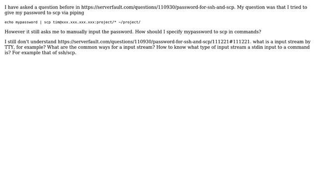 How can I use scp without providing a password? смотреть онлайн