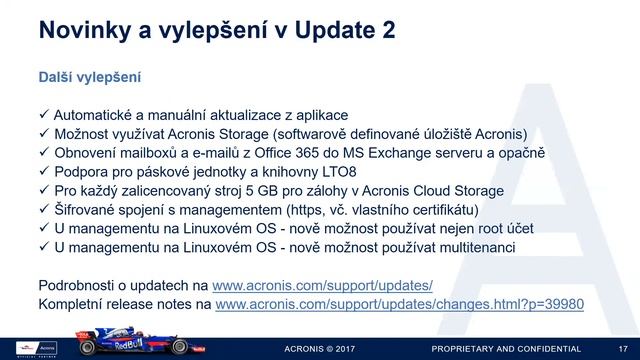Záznam webináře - Acronis Backup 12 5 Update 2 смотреть онлайн