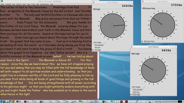 YPLog QRQ CW Keyboard on Linux(W.I.N.E.) - special method to convert YPLog to Raised Cosine CW edge смотреть онлайн