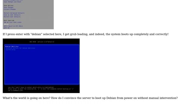 DevOps & SysAdmins: SuperMicro X9SRE only boots UEFI Debian 8.1 when "forced" (2 Solutions!!) смотреть онлайн