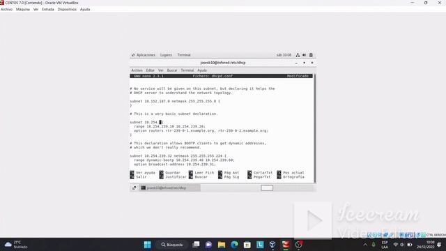 DHCP CONFIGURACION EN CENTOS7 смотреть онлайн