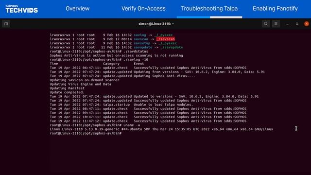 Sophos Intercept X On Access Scanning with Sophos Antivirus for Linux - Sophos Tech Videos смотреть онлайн