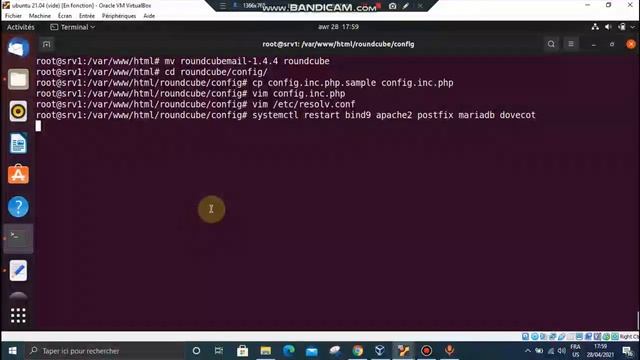 Configuration de service de messagerie Roundcube sous Ubuntu смотреть онлайн