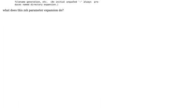 Unix & Linux: How does this zsh parameter expansion work? смотреть онлайн