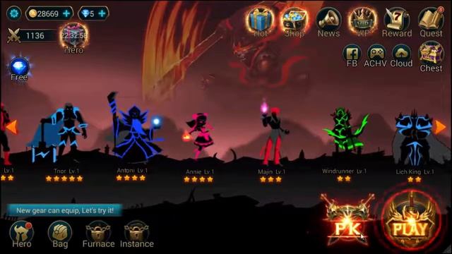 Top Android Games review 2016 HD |Hero Legend Stickman | смотреть онлайн