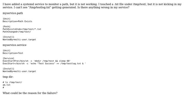 Unix & Linux: systemd-path service not working (2 Solutions!!) смотреть онлайн