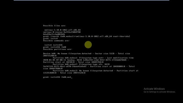 grub + initramfs missing & recover смотреть онлайн