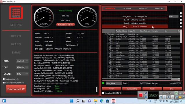 Exclude Userdata Dump Full Process MiPi Tester Box смотреть онлайн