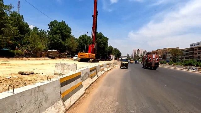 Karachi BRT Red Line Project Development Update | University Link Road Flyover Construction Work смотреть онлайн