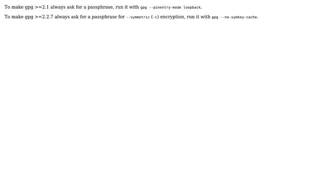 Unix & Linux: gpg does not ask for password (5 Solutions!!) смотреть онлайн