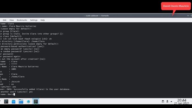 Creación de usuarios en FreeBSD 12.2 смотреть онлайн