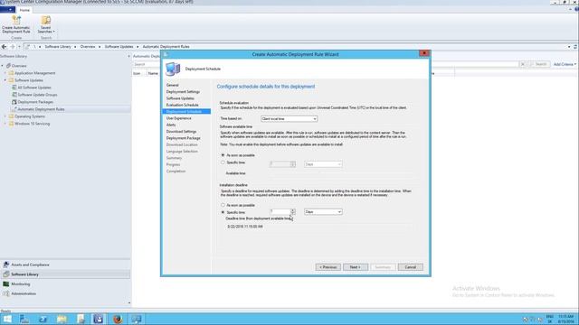 SCCM 2012 R2 - Create automatic deployment rule for Endpoint definition updates смотреть онлайн