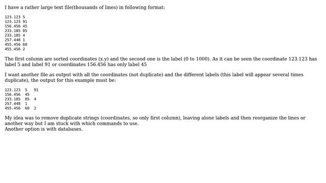 Unix & Linux: Merge labels from lines with duplicate fields (2 Solutions!!) смотреть онлайн
