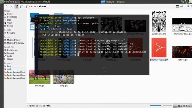 Convert File Gambar ke PDF dan Combine / Join File PDF di Linux смотреть онлайн