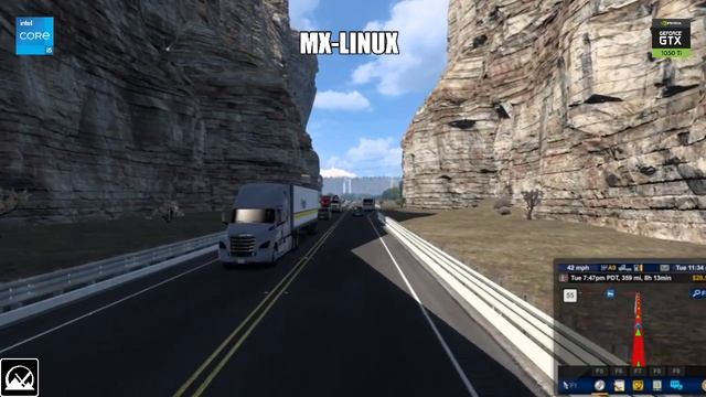 Fcuking AWESOME Project GMC North America 2024 on £25 PC (American Truck Simulator) on MX-Linux #2 смотреть онлайн