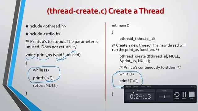 AOS lab 7 Threads and Concurrency (+ Case Study: PThreads), FEE Fourth Year 2017 смотреть онлайн