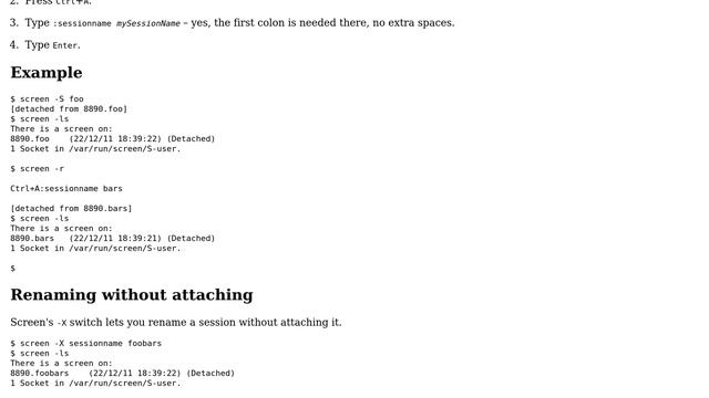 Rename screen session (3 Solutions!!) смотреть онлайн