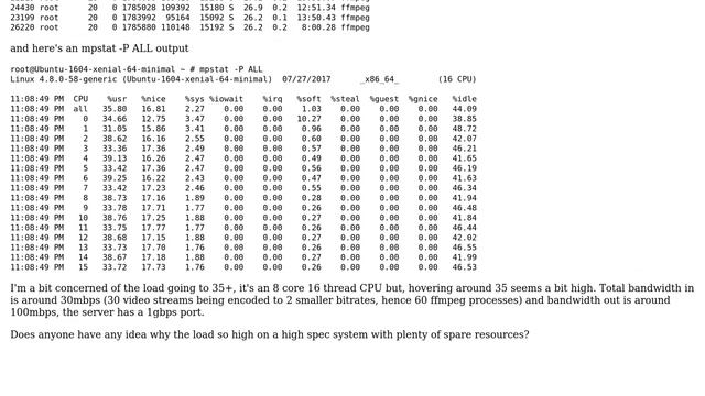 DevOps & SysAdmins: Diagnosing ffmpeg high server load смотреть онлайн