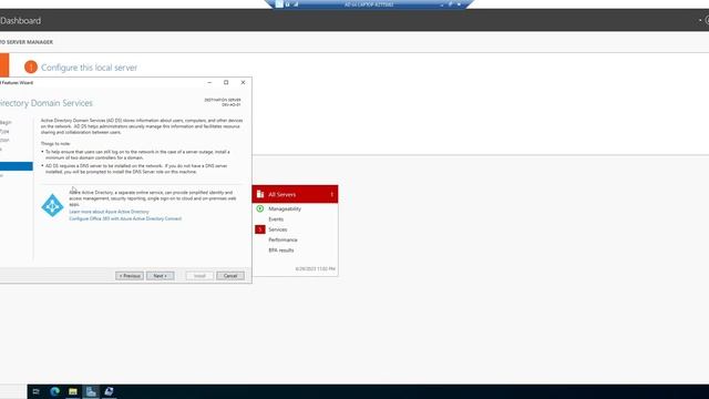Setup Active Directory on Windows Server 2022 Hyper V 2023 смотреть онлайн