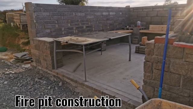 Fire pit, outdoor kitchen and seating area part 1 смотреть онлайн