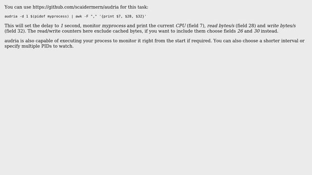 Unix & Linux: script for logging all the stats for a particular process (4 Solutions!!) смотреть онлайн