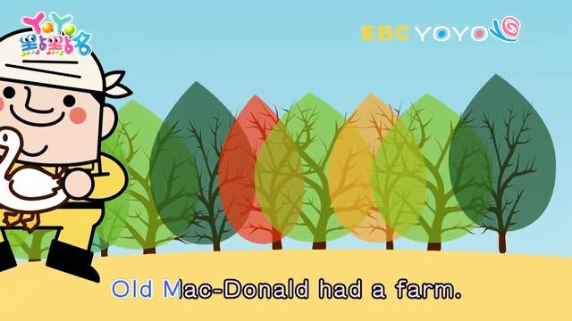 【英文兒歌】Old Mac-Donald had a farm 麥克唐納先生有個農場｜English Songs for Children｜nursery｜rhyme｜童謠｜YOYOMAN小學堂 смотреть онлайн