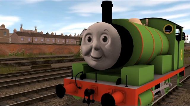 Thomas y sus amigos, Percy y la señal. Recreación en Trainz Simulator 2009 смотреть онлайн