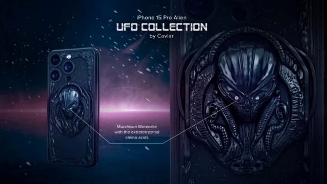 Caviar launches UFO collection of custom iPhone 15 Pro and Pro Max models. смотреть онлайн