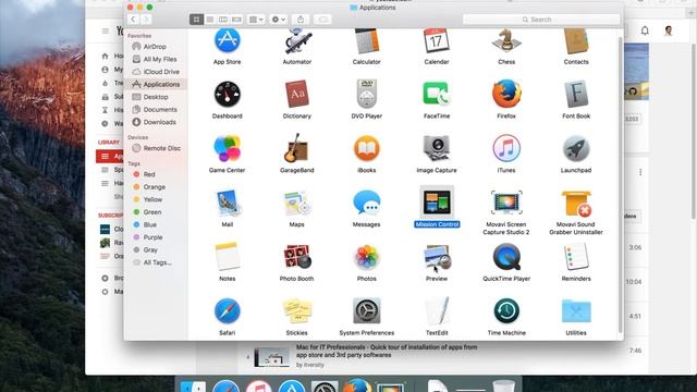Mac for IT Professionals - Quick tour of installation of pre-installed applications смотреть онлайн