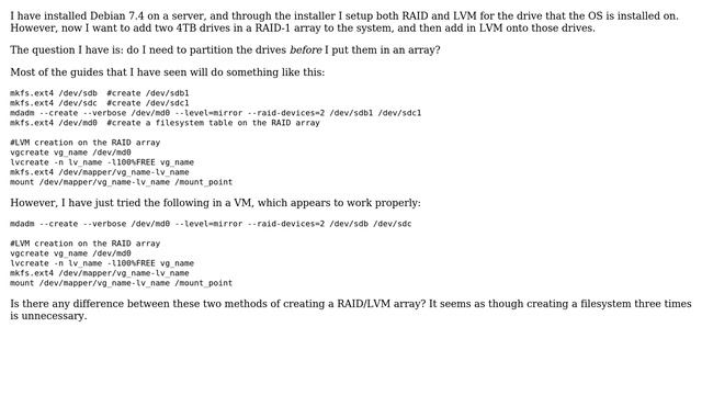 Unix & Linux: Proper way to setup RAID in linux смотреть онлайн