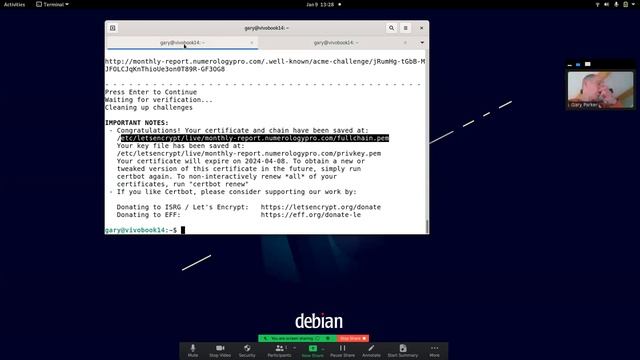 CS140 SSL certbot ssh scp смотреть онлайн