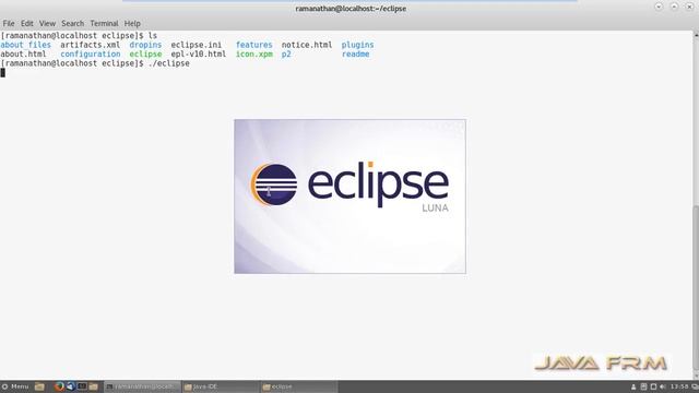 Eclipse Luna Installation in Fedora 25 Workstation Cinnamon смотреть онлайн