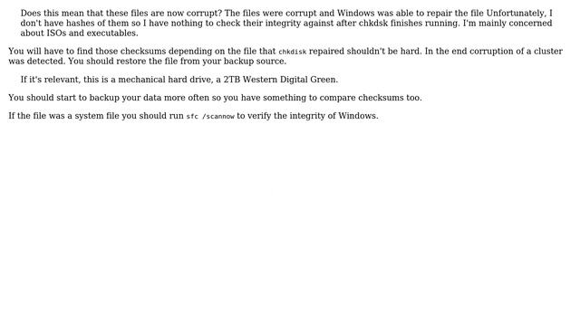 Windows chkdsk replaced bad cluster - are files now corrupted? (4 Solutions!!) смотреть онлайн