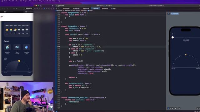 SwiftUI Recreation: Weather App смотреть онлайн