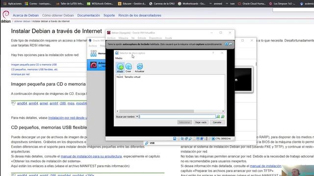 Instalación Debian Virtual Box KARQ1_U2_A1_IVLH смотреть онлайн
