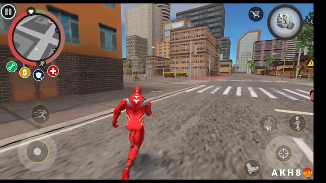 iron Man Rope Hero Ninja Gangster Crime Vegas City #1 - Android Gameplay смотреть онлайн