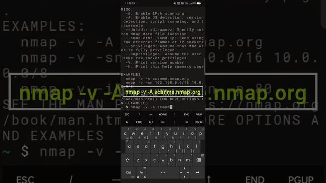 Nmap installation and usage in termux Android смотреть онлайн