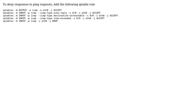 Ubuntu: How can I block ping requests with IPTables? (3 Solutions!!) смотреть онлайн
